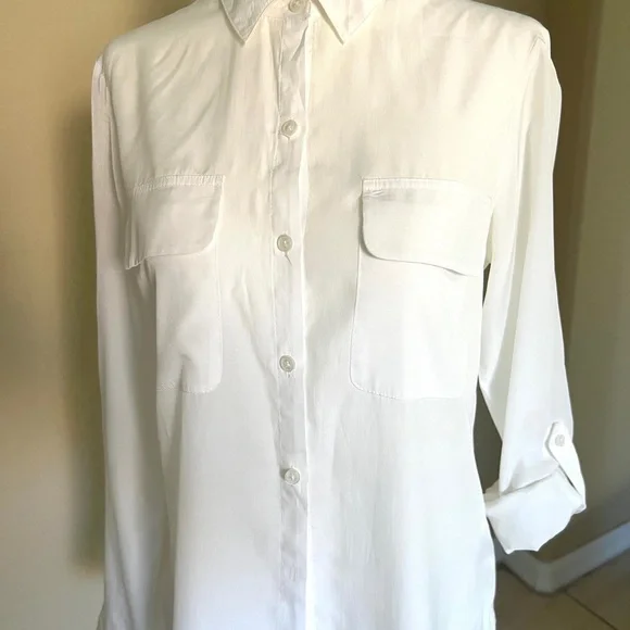 Express white button up-XS - Picture 3 of 6